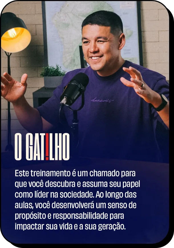 Capa do treinamento O Gatilho