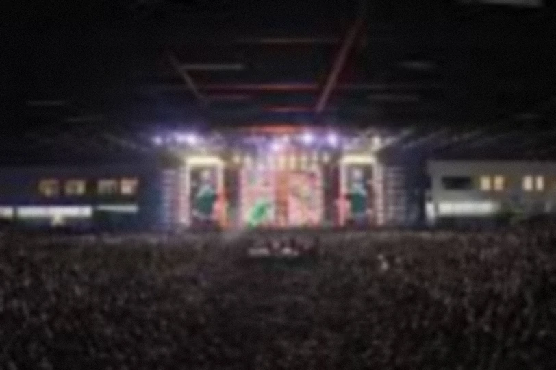 Palco principal da Dunamis Con com a arena lotada
