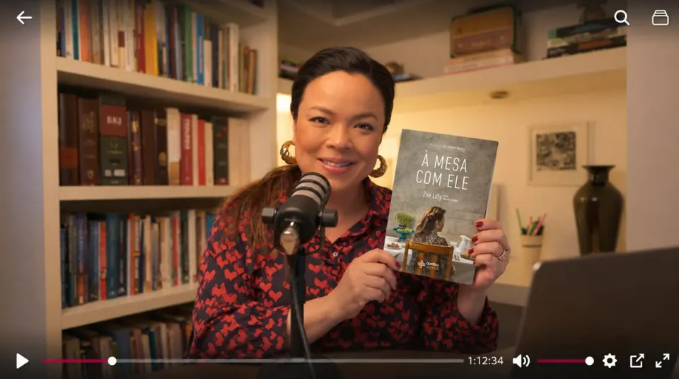 Live com o autor do livro do mês