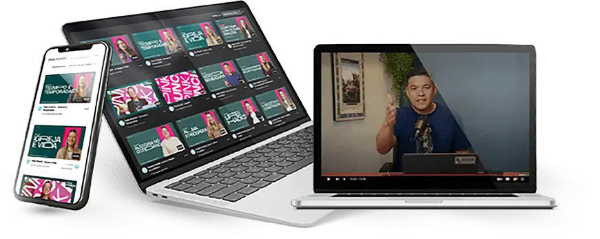 App do Dunamis Club no celular e no notebook