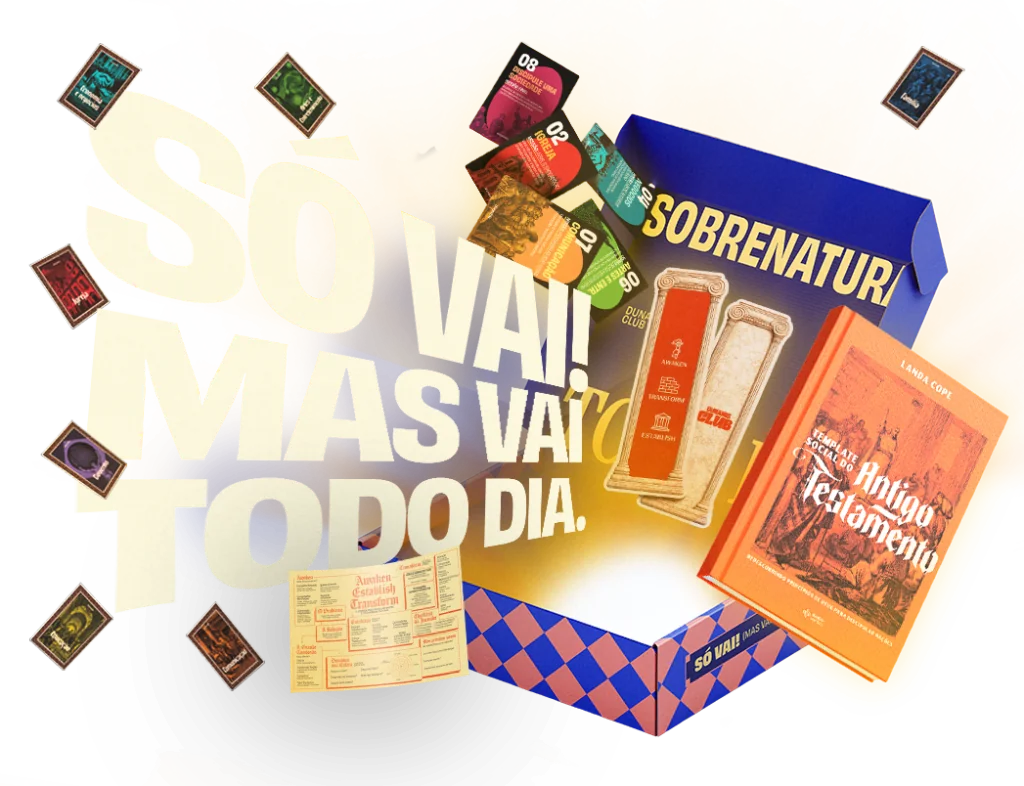 Box do Dunamis Club com o lema Só vai! Mas vai todo dia